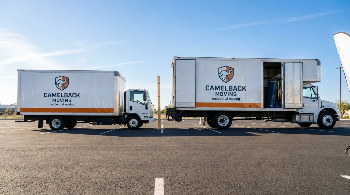 Moving truck size capacity guide in Rockville